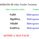 Sales Ácidas