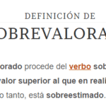 Sobrevalorado